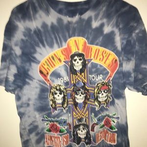 Vintage Guns N Roses band t shirt heavy metal